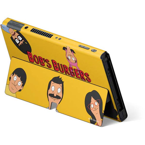 Bobs Burgers Stare Nintendo Switch OLED (2021) Skin